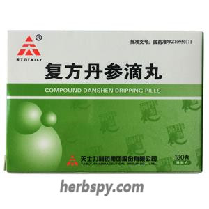 Compound Danshen Dripping Pills treat chest apoplexy and Angina Pectoris